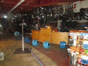 Disaster Restoration at a Bike Shop